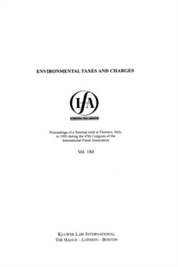 IFA: Environmental Taxes And Charges