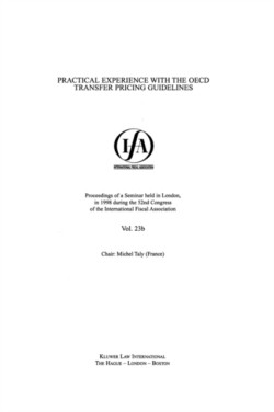 IFA: Practical Experience with the OECD Transfer Pricing Guidelines