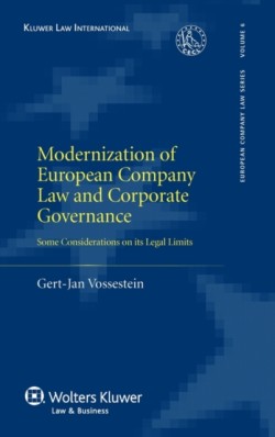 Modernization of European Company Law and Corporate Governance