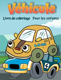 Livre de coloriage de vehicules pour les enfants