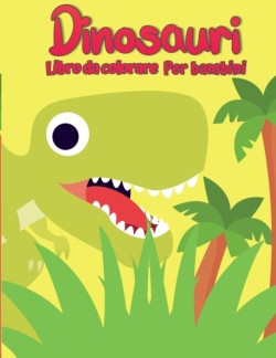 Libro da colorare di dinosauri per bambini