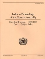 Index to Proceedings of the General Assembly