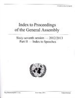 Index to proceedings of the General Assembly