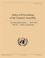 Index to proceedings of the General Assembly