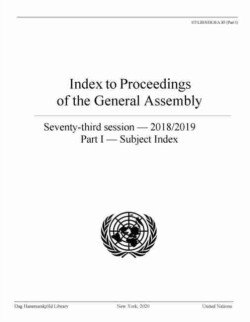 Index to proceedings of the General Assembly