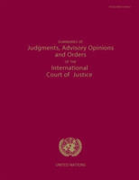 Summaries of judgments, advisory opinions and orders of the permanent Court of International Justice