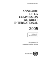 Annuaire de La Commission Du Droit International 2005