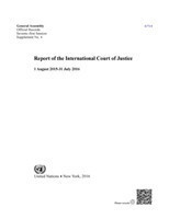 Report of the International Court of Justice