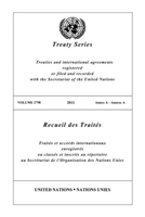 Treaty Series 2798 (English/French Edition)