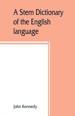 stem dictionary of the English language for use in elementary schools