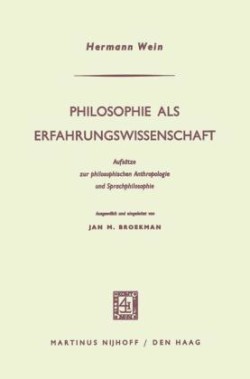 Philosophie als Erfahrungswissenschaft