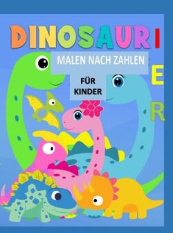 Malen nach Zahlen - Dinosaurier