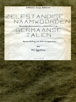 Zelfstandige naamwoorden, persoonlijke voornaamwoorden en telwoorden in de Germaanse talen, met een inleiding over Indoëuropese talen. Facsimile uitgave van een eindexamenscriptie Nederlands, geschreven tussen 1980 en 1982.
