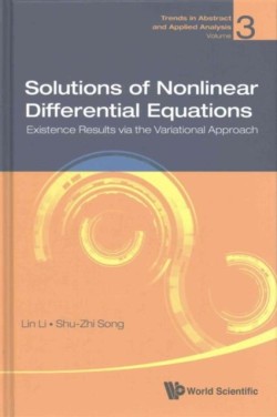 Solutions Of Nonlinear Differential Equations: Existence Results Via The Variational Approach