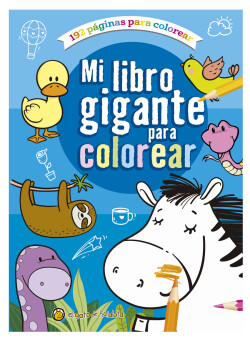 Mi libro gigante para colorear 2 (Azul)