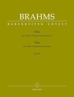 Trio für Violine, Violoncello und Klavier op. 87, Partitur und Stimmen
