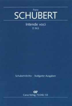 Intende voci (Klavierauszug)