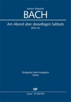 Am Abend aber desselbigen Sabbats (Klavierauszug)