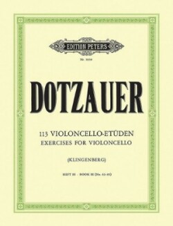 113 Exercises for Violoncello Vol.3