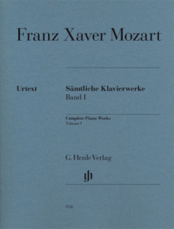 Franz Xaver Mozart - Sämtliche Klavierwerke, Band I. Bd.1