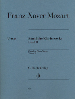 Franz Xaver Mozart - Sämtliche Klavierwerke, Band II. Bd.2