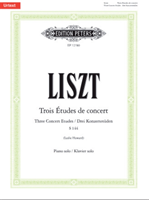 Trois Études de concert / Three Concert Etudes / Drei Konzertetüden S 144, für Klavier solo