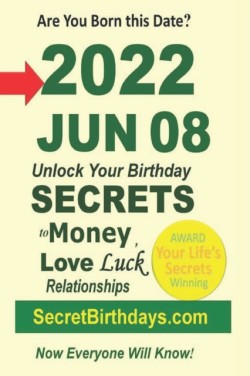 Born 2022 Jun 08? Your Birthday Secrets to Money, Love Relationships Luck