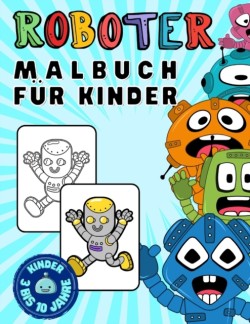 Roboter Malbuch