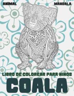 Libro de colorear para ninos - Mandala - Animal - Coala