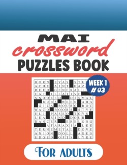 Mai Crossword Puzzles Book For Adults Week 1 #03