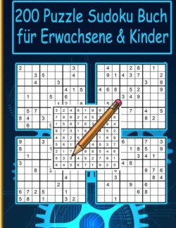 200 Puzzle Sudoku Buch fur Erwachsene & Kinder