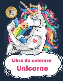 Libro da colorare Unicorno