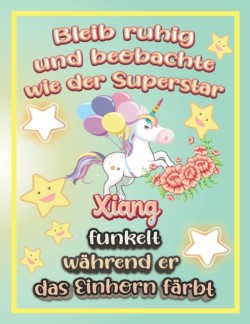 Bleib ruhig und beobachte wie Superstar Xiang funkelt wahrend sie das Einhorn farbt