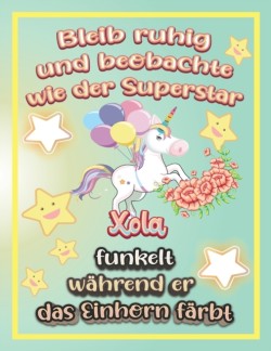 Bleib ruhig und beobachte wie Superstar Xola funkelt wahrend sie das Einhorn farbt