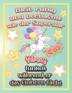 Bleib ruhig und beobachte wie Superstar Yilmaz funkelt wahrend sie das Einhorn farbt