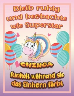 Bleib ruhig und beobachte wie Superstar Chenoa funkelt wahrend sie das Einhorn farbt