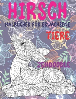 Malbucher fur Erwachsene - Zendoodle - Tiere - Hirsch