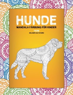 Mandala Farbung fur Kinder - Billiger als 10 Euro - Tiere - Hunde