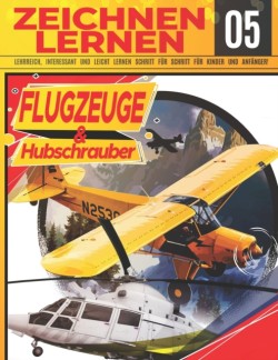 Flugzeuge & hubschrauber Zeichnen Lernen 05