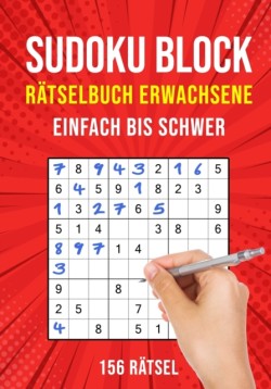 Sudoku Block Rätselbuch Erwachsene