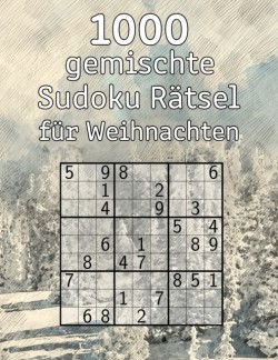 1000 gemischte Sudoku Rätsel für Weihnachten