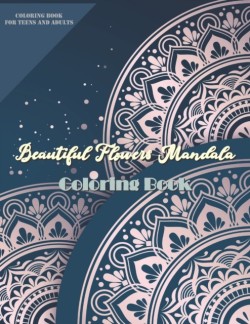 Beautiful Flowers Mandala Coloring Book