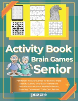 Activity Book Brain Game Senior