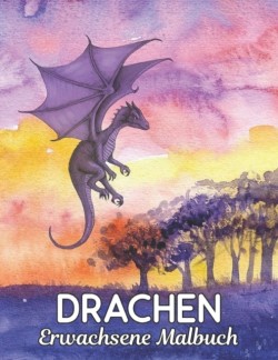 Erwachsene Drachen Malbuch