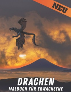 Malbuch f�r Erwachsene Drachen Neu