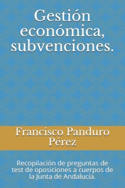 Gestión económica, subvenciones.