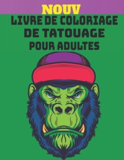 Livre de Coloriage de Tatouage Pour Adultes