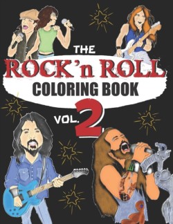 ROCK N ROLL COLORING BOOK - volume 2