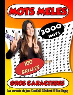 MOTS MELES 100 Grilles 3000 Mots Les Carnets de Jeux Cocktail C�r�bral & Bon Bagay Gros Caract�res