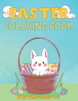 Easter Coloring Book For Kids Ages 1-4